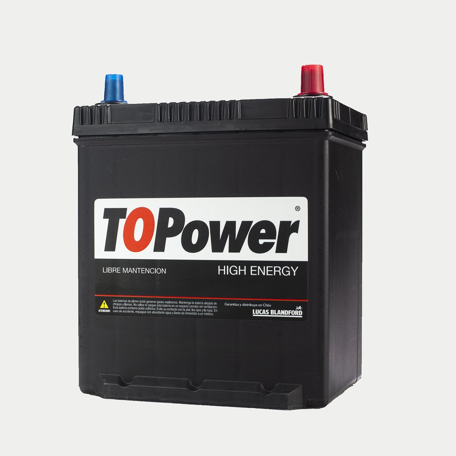 Bateria Topower 35 Amp Borne Delgado Derecha 330 Cca