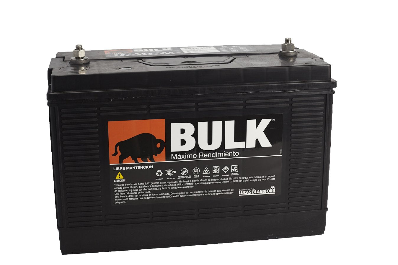 Bateria Bulk 100 Amp Borne Perno Al Centro 750 Cca