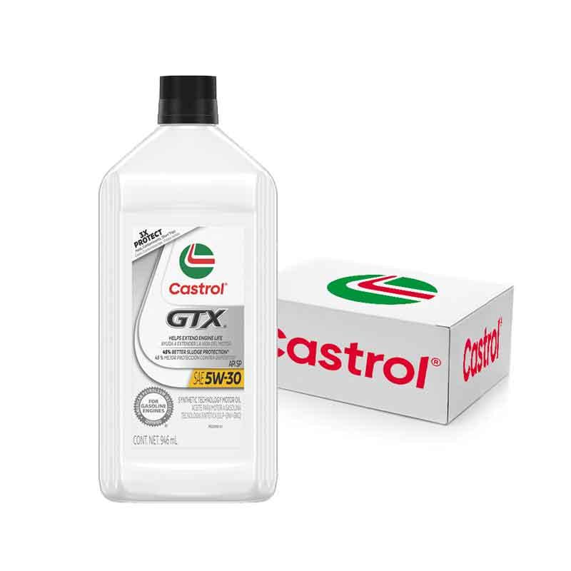 Lubricante Castrol GTX ULTRACLEAN 5W-30 6X946 ML