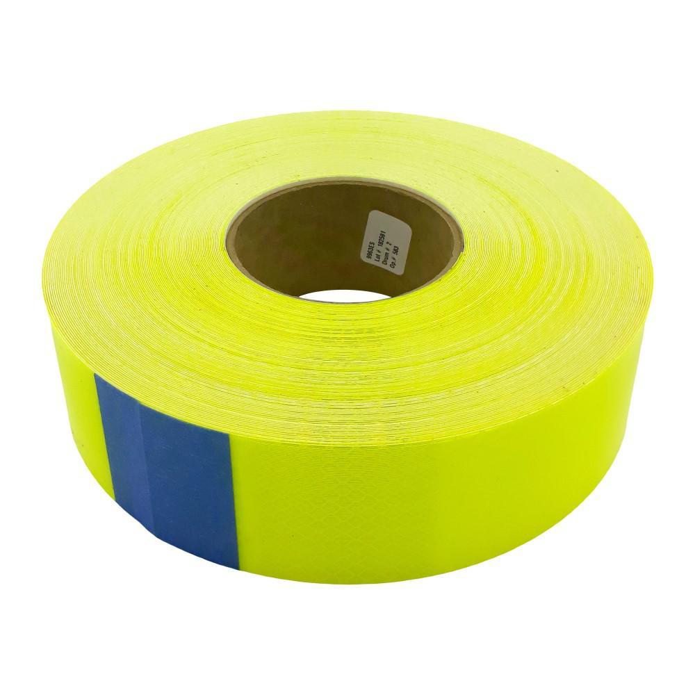 Cinta Reflectante 3M Limon Fluor rollo 2pulg x 45,72 mt